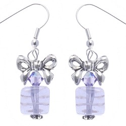 Swarovski Dragonfly Earrings Step 1