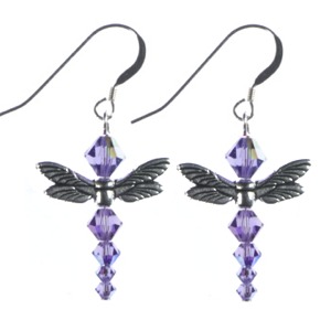 Swarovski Dragonfly Earring Project